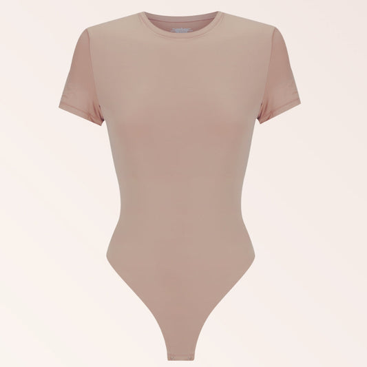 Classic Tee Bodysuit - Nude