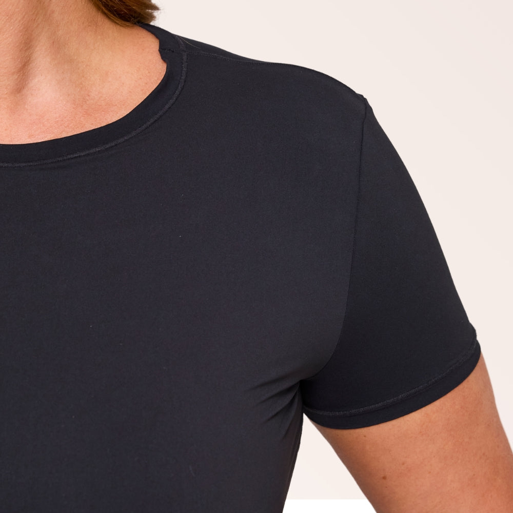 Classic Tee Bodysuit - Black