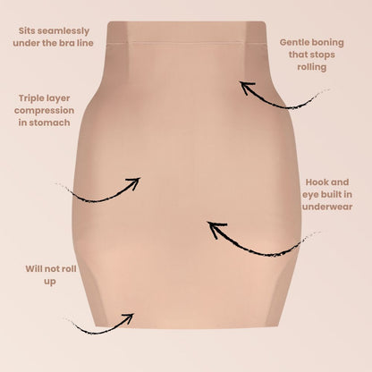 FIGUR Shapewear - Ultimate Mini Skirt Nude