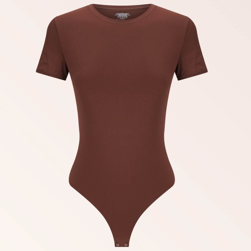 Classic Tee Bodysuit - Coffee