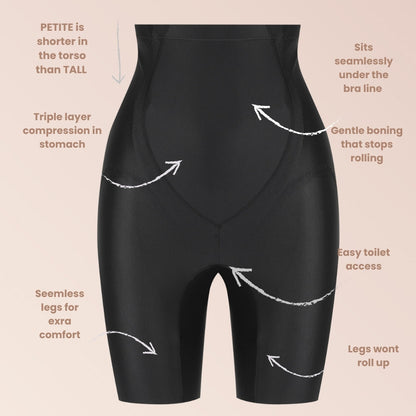FIGUR Shapewear - Ultimate Shorts Petite Black