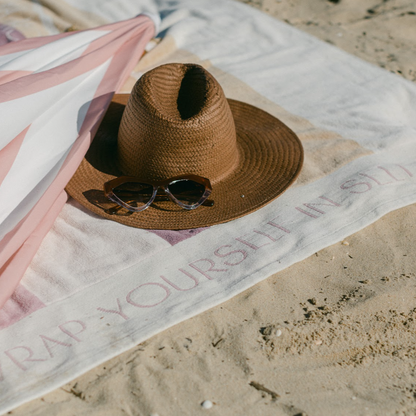 Luxury Beach Towel - Wrap Yourself in Self Love